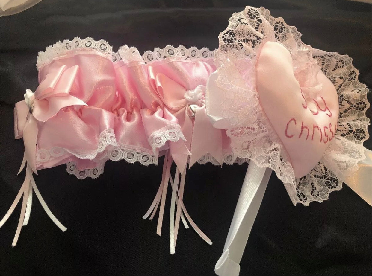Personalised Sissy Maid Garter