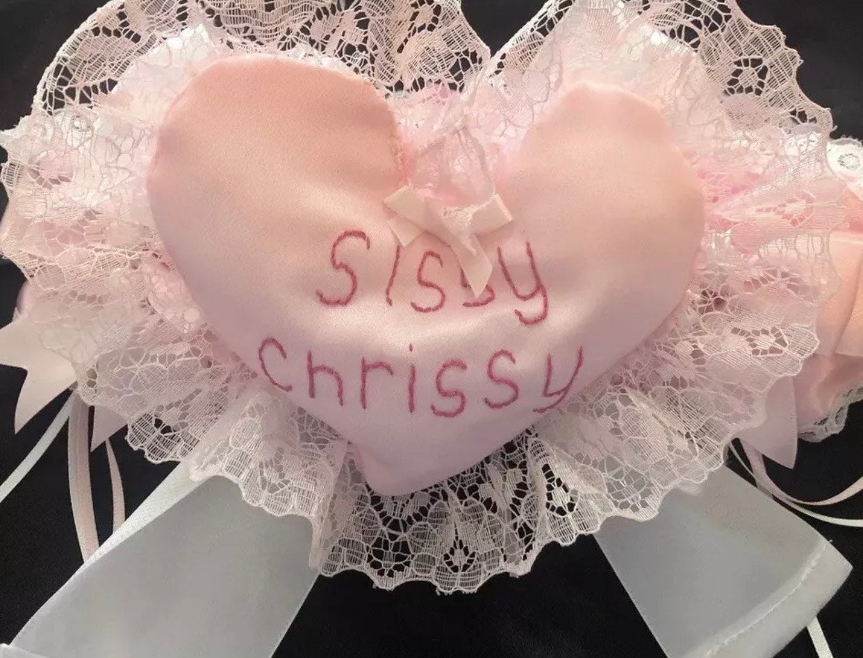Personalised Sissy Maid Garter
