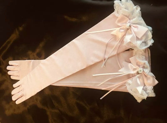 Sissy Maid Opera Gloves