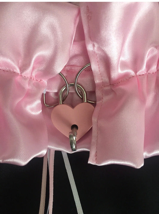 Lockable Sissy Maid Collar